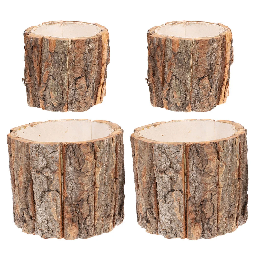 

Flower Arrangement Material Planters Containers Wood Pot Small Pots Wooden Flowerpot Planting