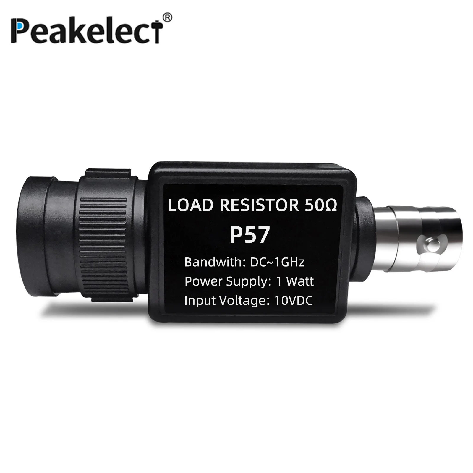 

Peakelect P57 BNC Male to Female Adapter Load Resistor 50Ω 50Ohm Feed Through Terminator Seat Connector 50KY Device DC~1GHz