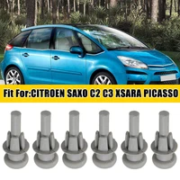 10pcs grey parcel shelf clips for cord string plastic for citroen saxo c2 c3 trunk organizers interior parts car accessories