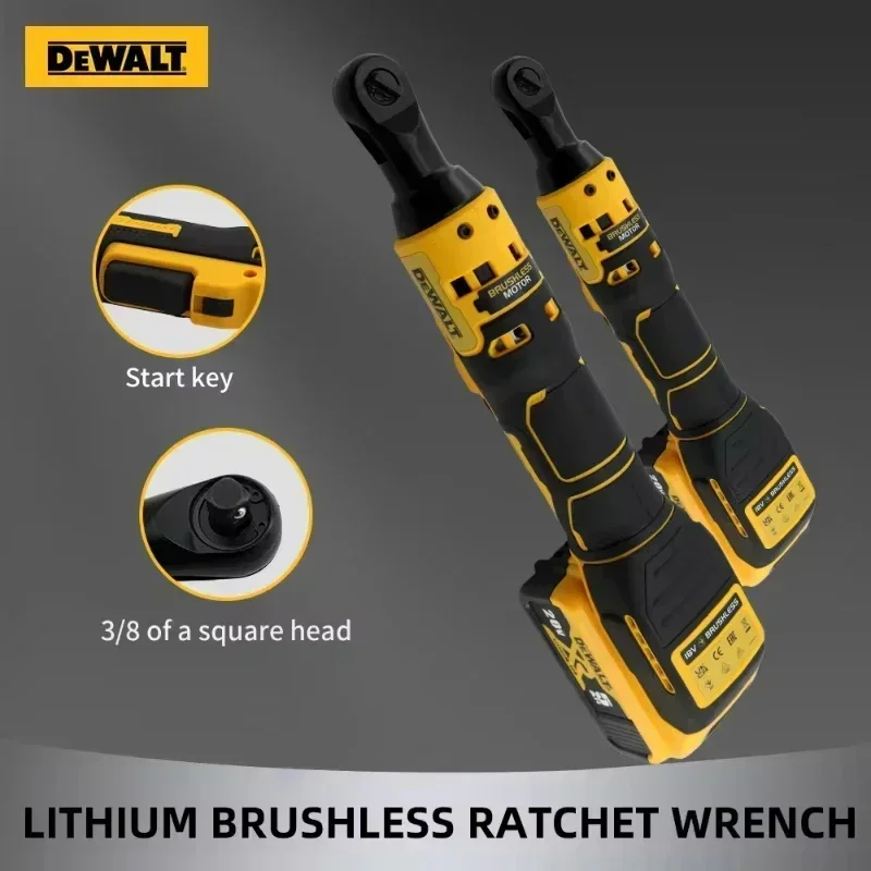Фото Аккумуляторный бесщеточный ударный гайковерт Dewalt DCF512 1/2 дюйма, 3/8 дюйма, с регулируемой скоростью, 20В, электроинструмент №3