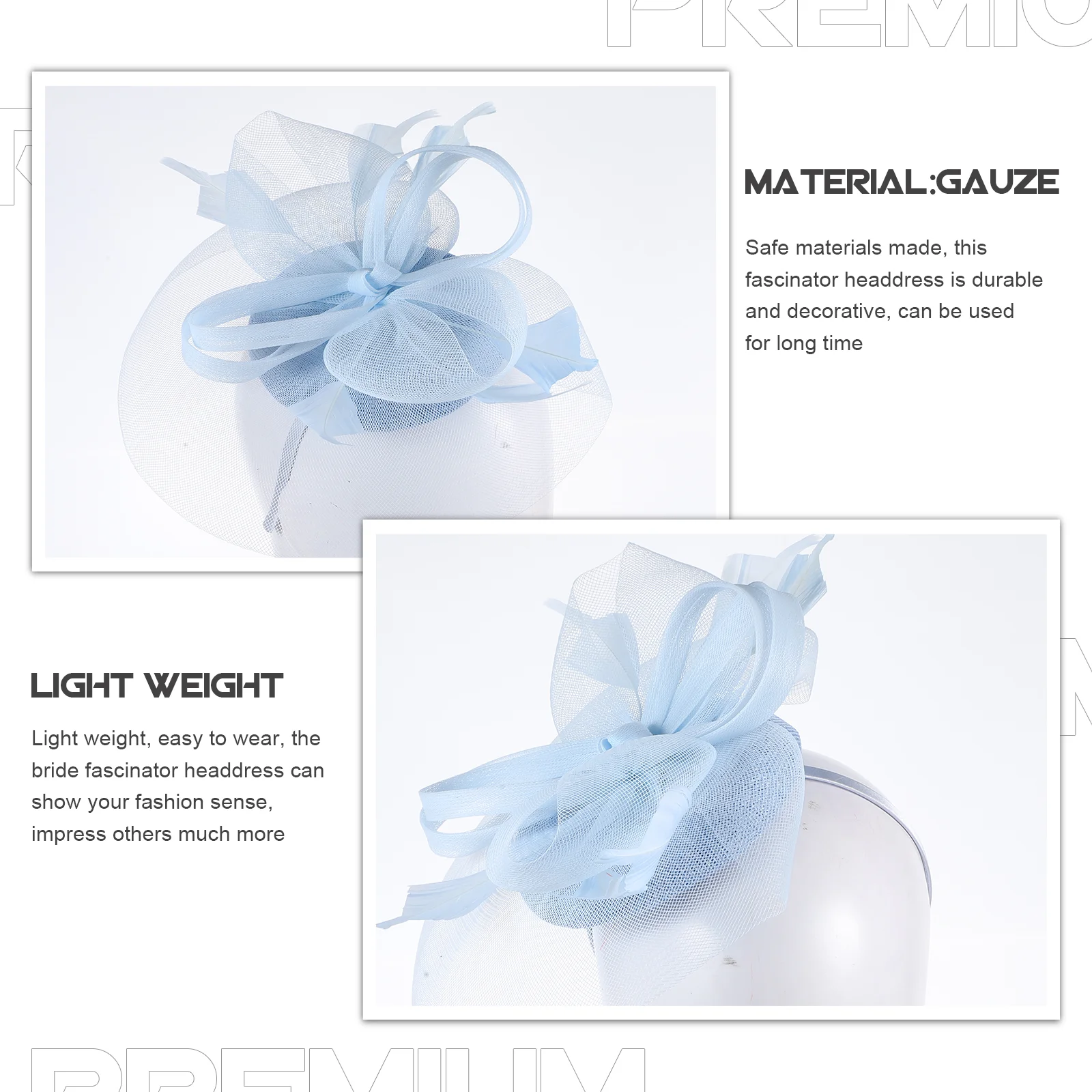 Свадебные аксессуары для волос из сетки с перьями шляпа и льняной головной убор