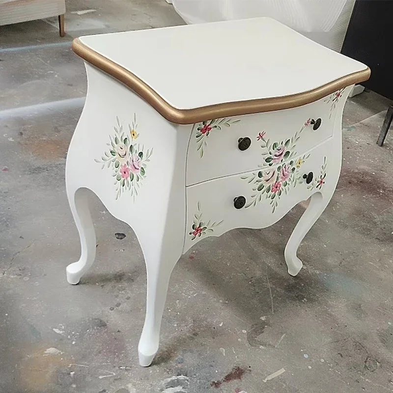 Деревянная большая кровать Современная рама большого размера домашняя