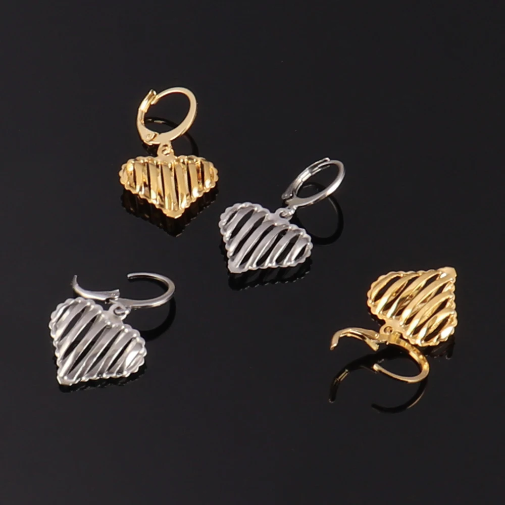 Серьги из нержавеющей стали для женщин французские милые маленькие