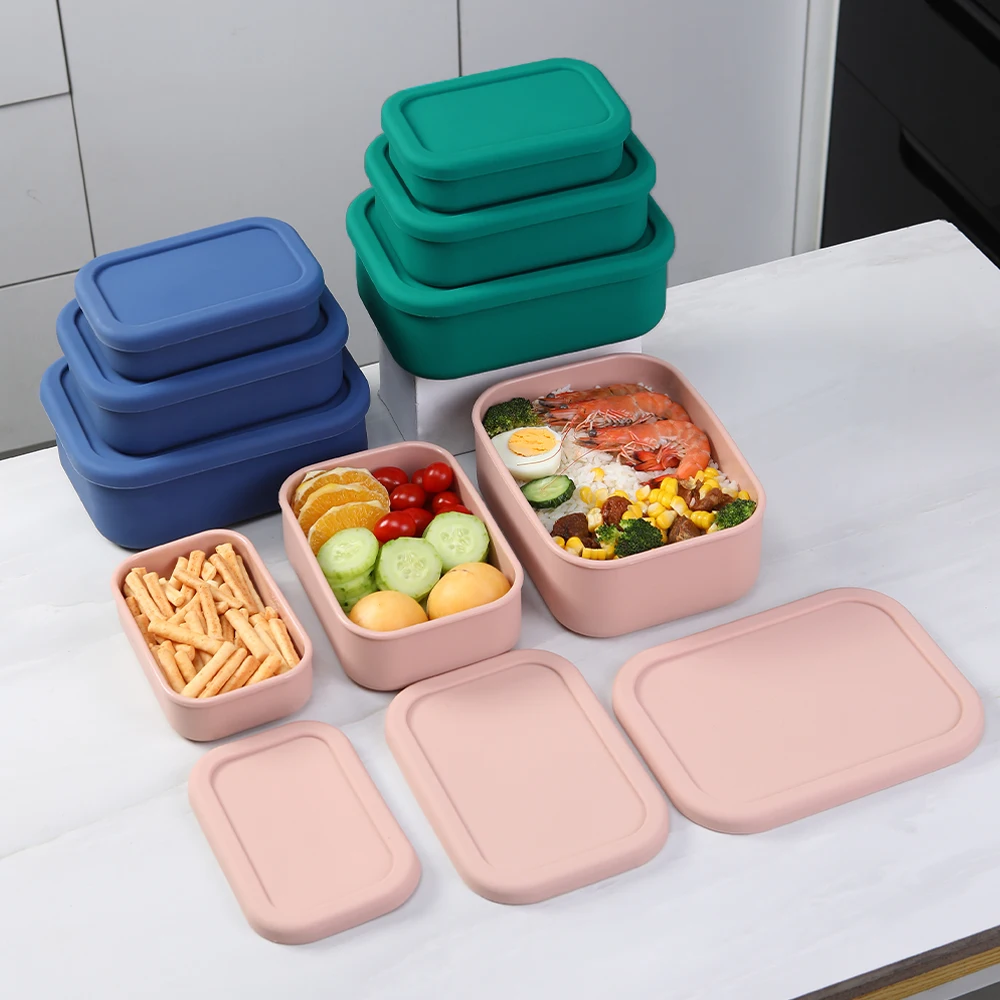 

Separate lunch box Portable Bento Box Lunchbox Leakproof Food Container Microwave oven Dinnerware for Students