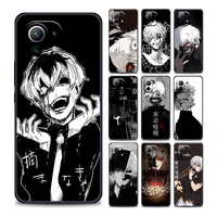 tokyo ghoul anime kaneki ken phone case for xiaomi mi 11i 11 11x 11t poco x3 pro nfc m3 pro f3 gt m4 cases fudnas coques shell