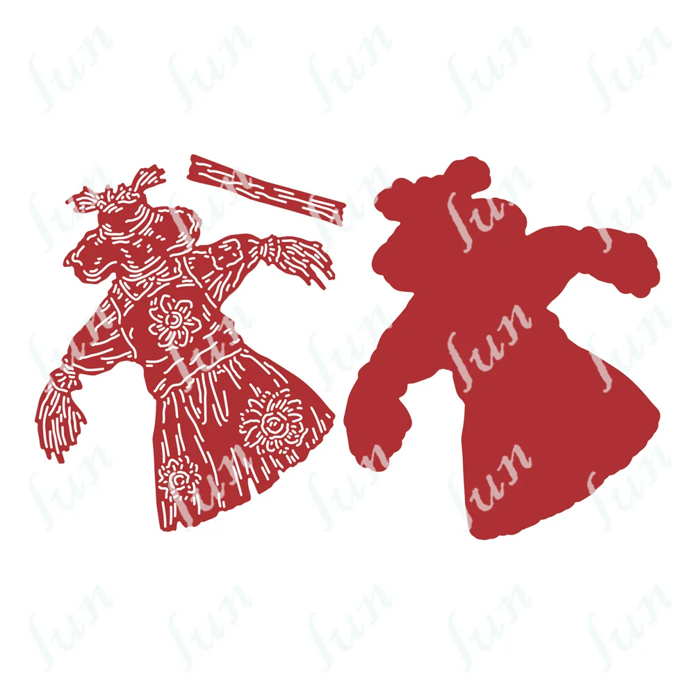 

Ophelia Arrival New Scarecrow Metal Cutting Dies for Diy Scrapbooking Maker Photo Album Template Handmade Decoration Cut Stencil