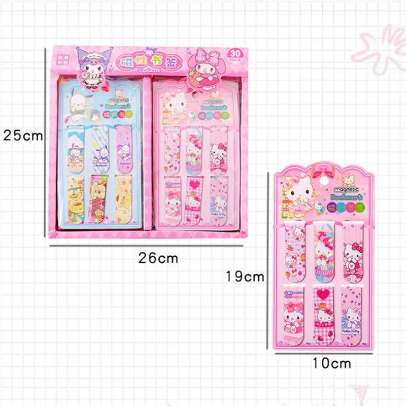 24 шт./партия магнитные закладки Sanrio с милыми животными