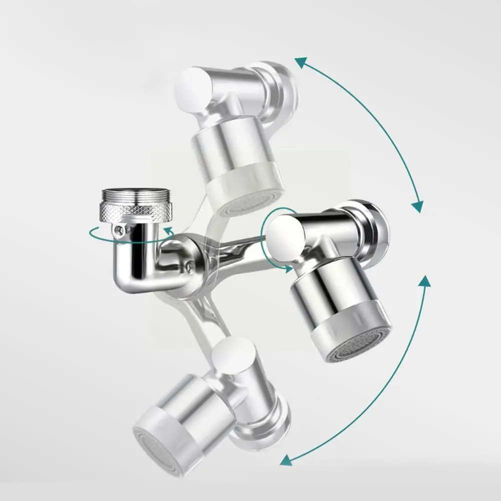 

1080 Degree Brass Basin Faucet Aeratorsr Bathroom Tap Swivel Adapter Washbasin Accessories Nozzle Kitchen Universal Bubbler V1p5