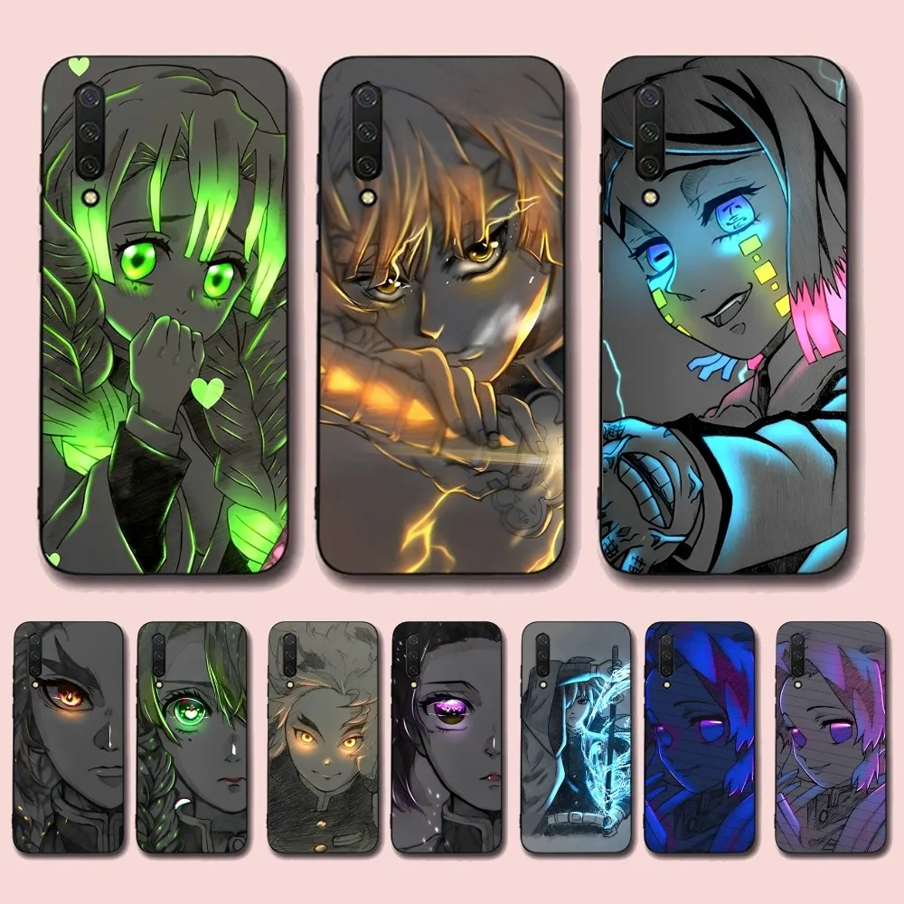 

Japan Anime Cartoon Demon Slayer Phone Case For Xiaomi Mi 5X 8 9 10 11 12 lite pro 10T PocoX3pro PocoM3 Note 10 pro lite