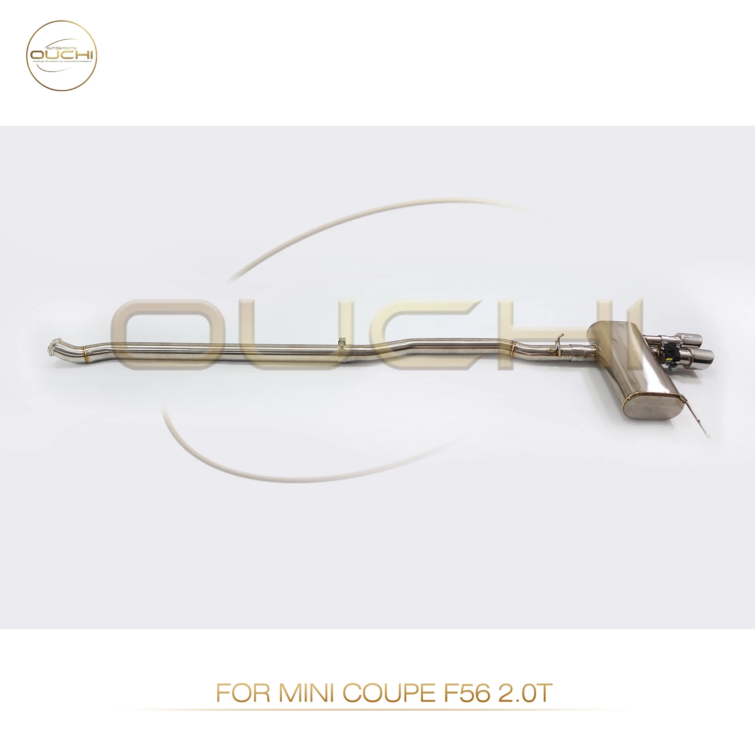Выхлопная система OUCHI из нержавеющей стали для MINI coupe F56 2 0 T глушитель с клапаном