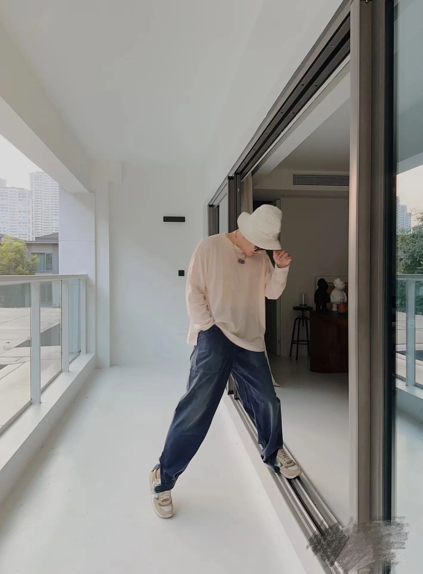 VISVIM ICT CARROLL БРЮКИ DMGD потертые гоночные брюки