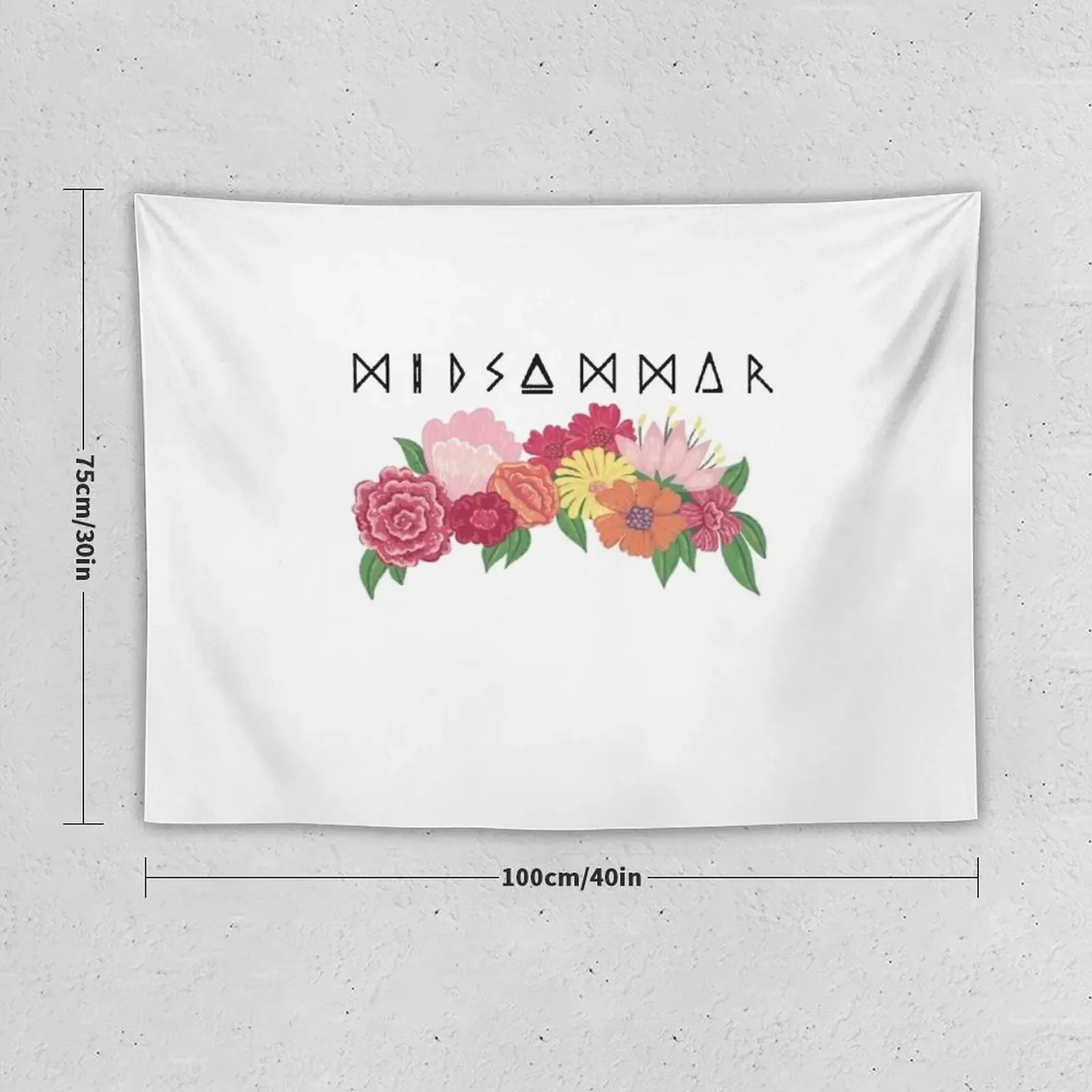Гобелен MIDSOMMAR декор для комнат в японском стиле красивый