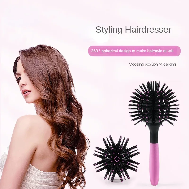 

New 3D Hairdressing Comb Spherical Eight-claw Spherical Massage Comb Detangling Heat Resistant Hair Comb Styling Tools