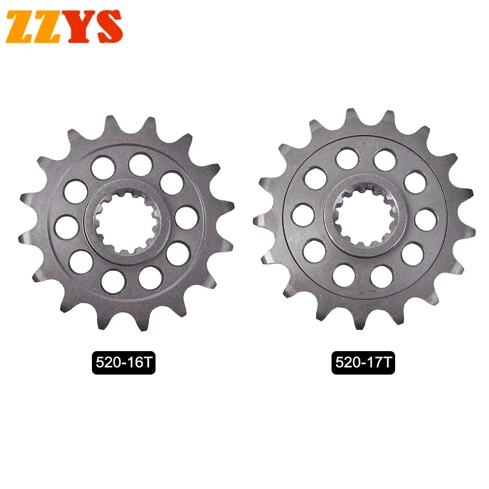 

1pc 520 16T 17T 16 Tooth Front Sprocket Gear Staring Wheels Cam For Honda Road NC750 NC750X NC750XA ABS 2014-2023 2020 2021 2022