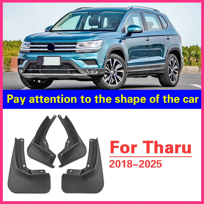 

4 шт. брызговики для Volkswagen VW Taos Tharu 2018 ~ 2025 2019, брызговики, расширители крыльев, спойлер, защита колес, аксессуары