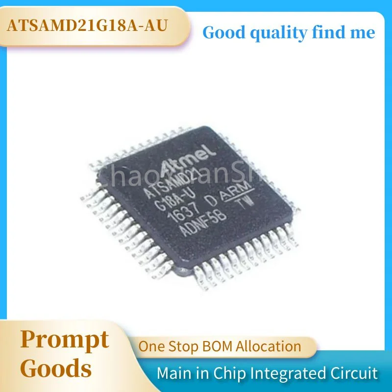 

Совершенно новый оригинальный Φ TQFP48 ATSAMD21G18A-AU ATSAMD21 ATSAMD21G18A-U 48MHz 256KB 32-разрядный микроконтроллер IC chip