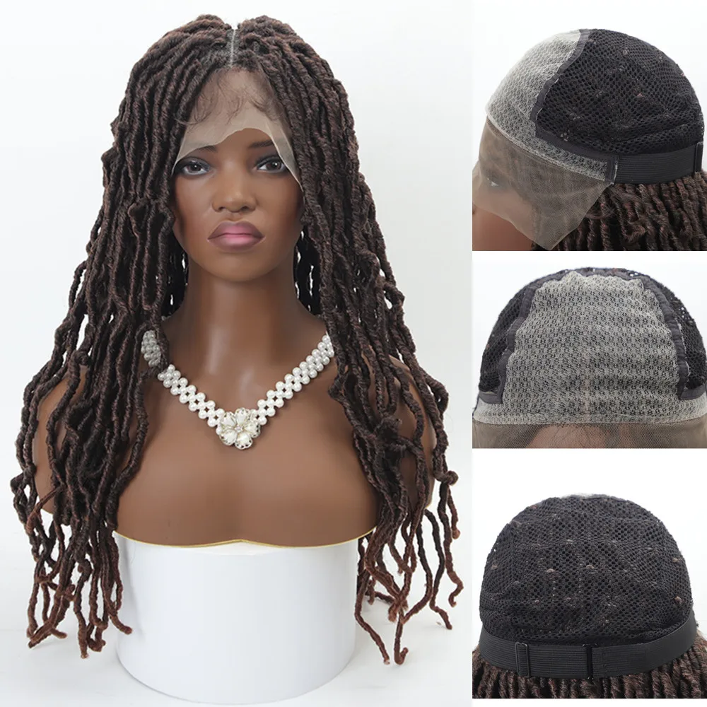 Парик на сетке спереди плетеные синтетические волосы для чернокожих женщин
