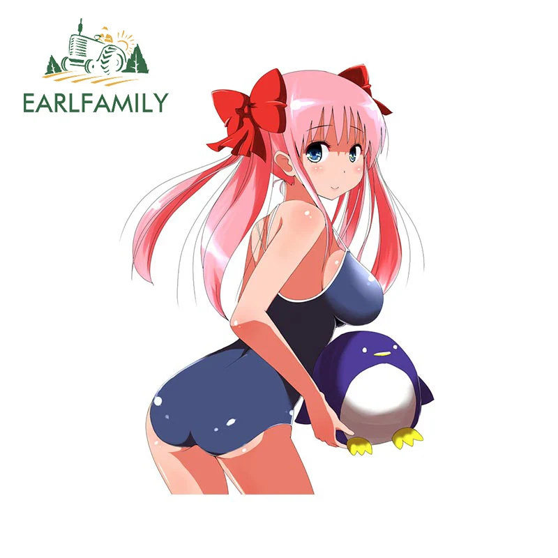 

EARLFAMILY 13 см х 8,3 см для Аниме Девушки автомобильные наклейки водонепроницаемые солнцезащитные виниловые наклейки окклюзия царапины простая ...