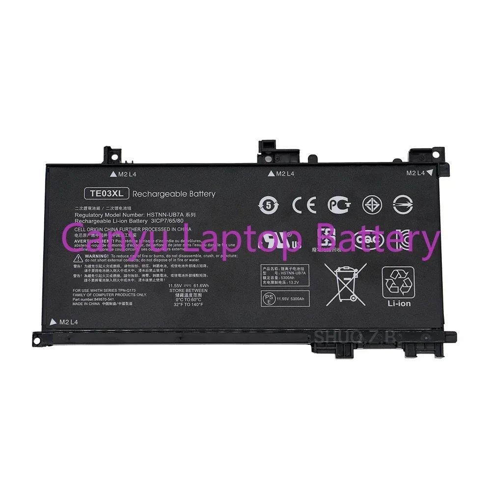 Новинка 2024 года TE03XL для HP OMEN 15-bc011TX 15-bc012TX 15-bc013TX 15-AX015TX AX017TX TPN-Q173 HSTNN-UB7A 849910 -850