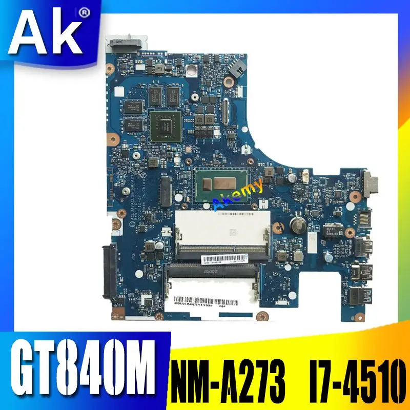 

Z50-70 For Lenovo G50-70M G50-70 Z50-70 i7-4510u motherboard ACLUA/ACLUB NM-A273 GT840M/GT820M Test free shipping