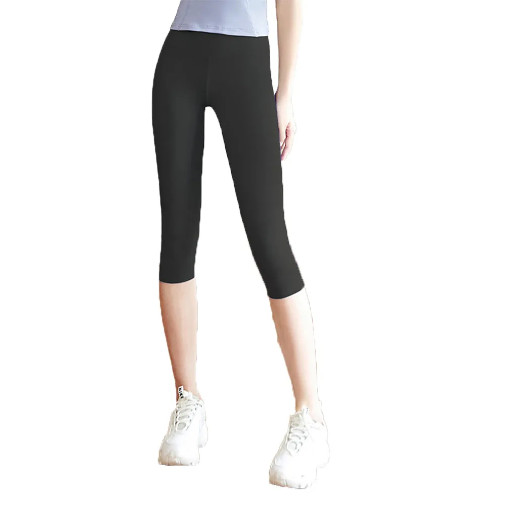 

Новые молодежные Леггинсы для женщин с карманами-брюки с высокой талией для тренировок в тренажерном зале йоги черные штаны для йоги для женщин для живота