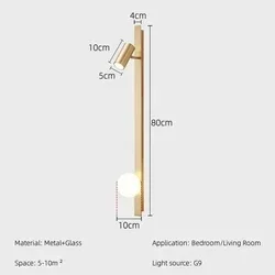 

Медный настенный светильник ZHUOYU