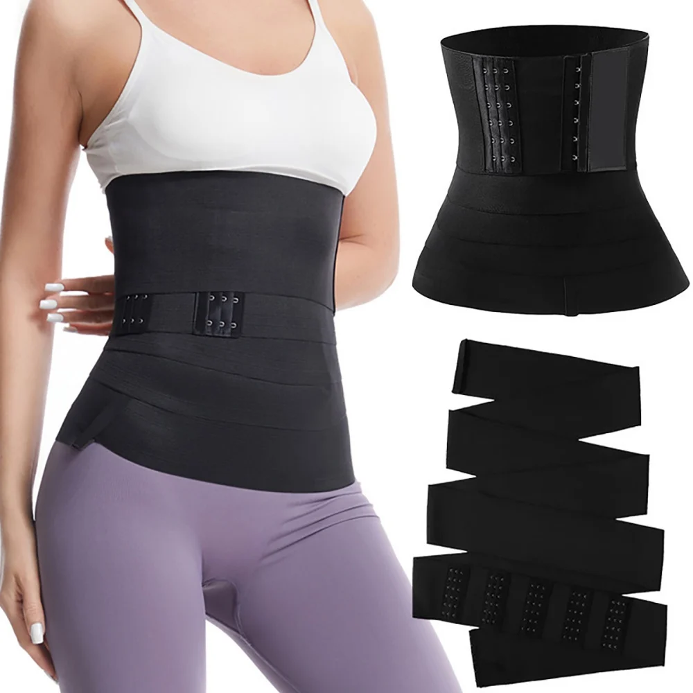 

For Women Adjustable Elastic Women's Tummy Wrap Breasted Waist Trainer