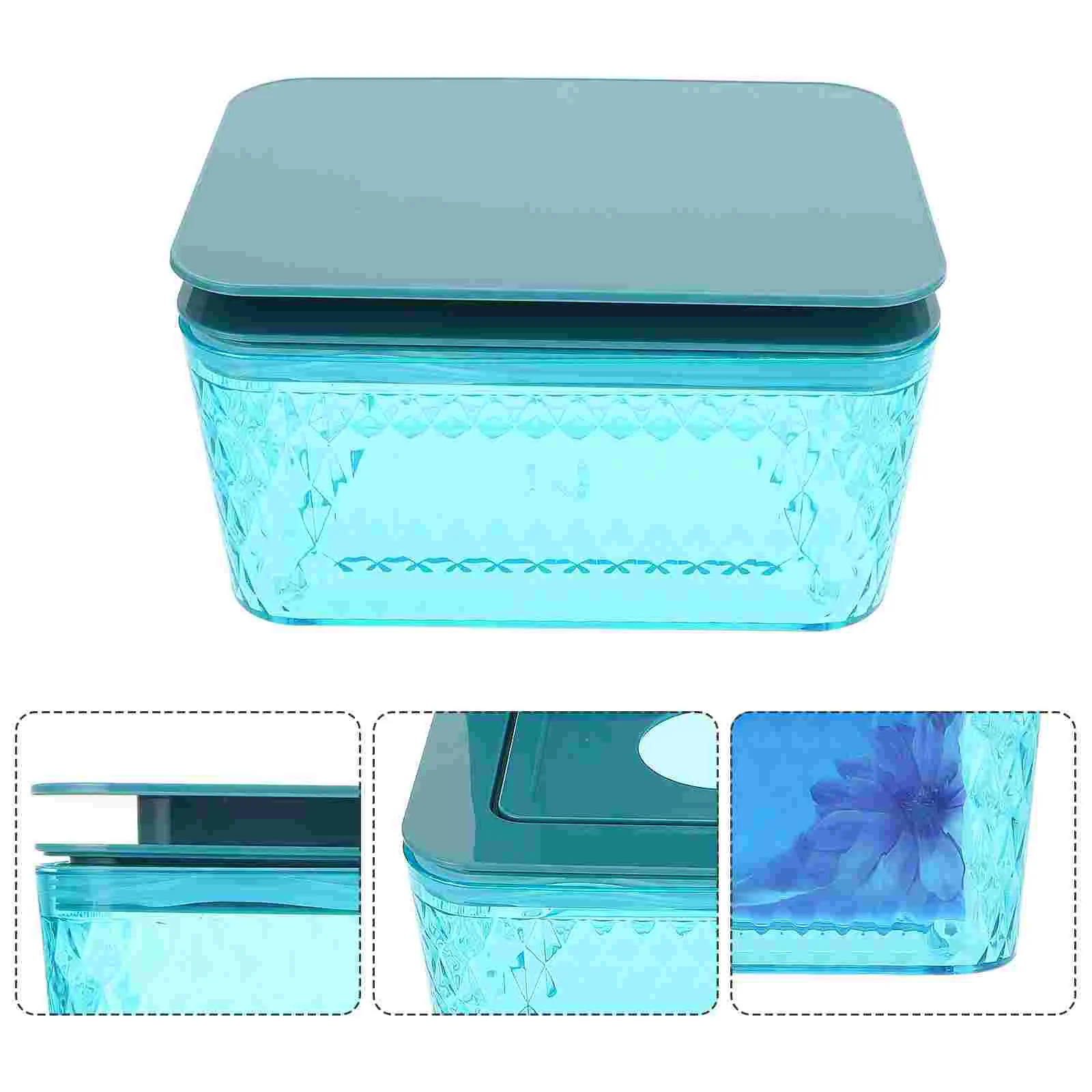 

Tissue Wet Box Case Holder Wipes Storage Wipe Dispenser Napkin Baby Container Paper Diaper Dry Diamond Toilet Cover Facial