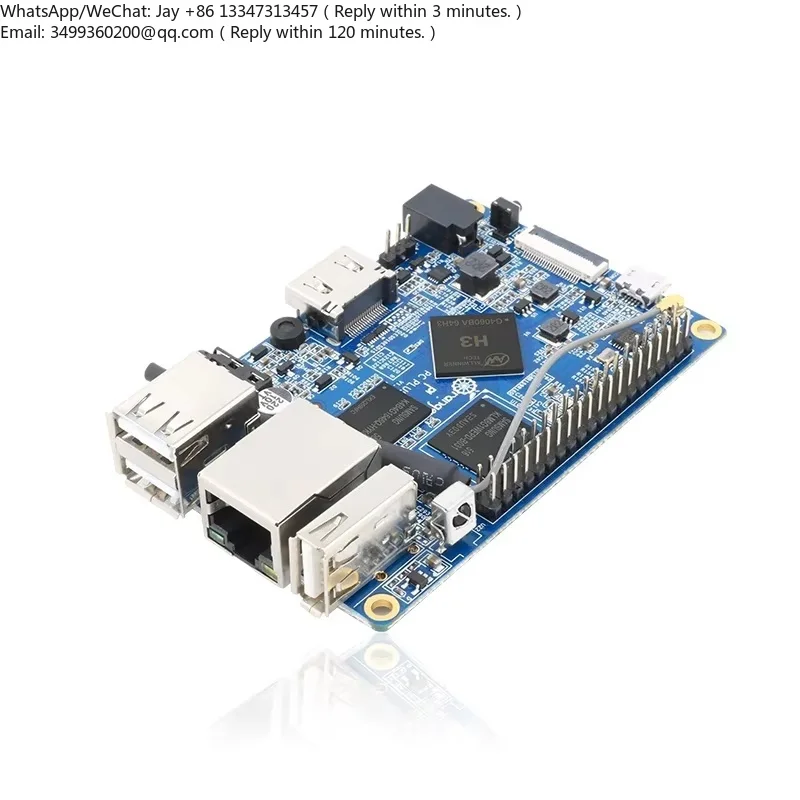 Фото Плата для разработки OrangePi PC Plus на базе чипа Quanzhi H3, однопроцессорный микрокомпьютер с открытым исходным кодом для программирования, Linux, Android, оригинальный бренд №1