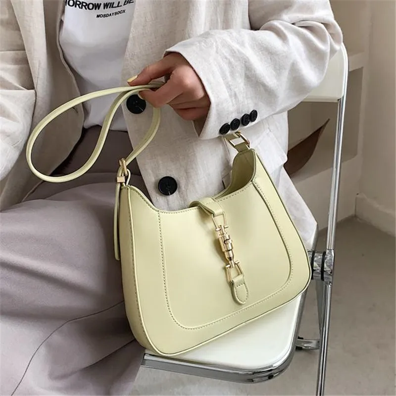 

Fashion Top Quality Luxury Brand Purses Handbags Designer PU Leather Shoulder Crossbody Bags For Women Underarm Sac A Main 20