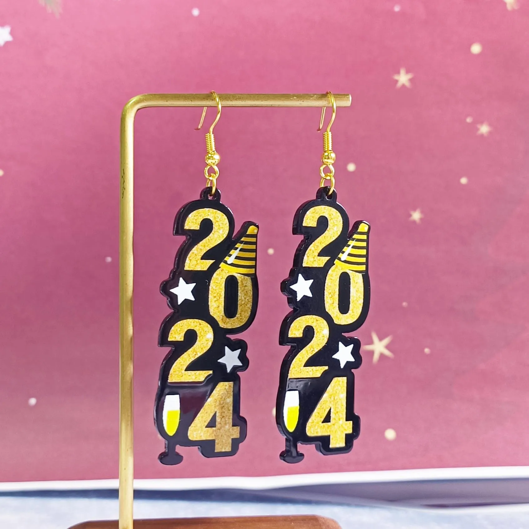 2024 цифровые серьги для женщин модные персонализированные праздничные стильные