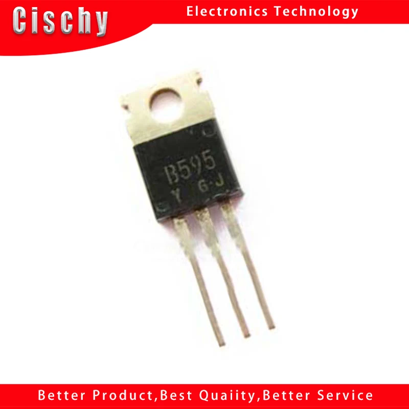 10 шт./лот = 5 пар, pomoted, 2SD525 2SB595 D525 B595 100V/5A to220