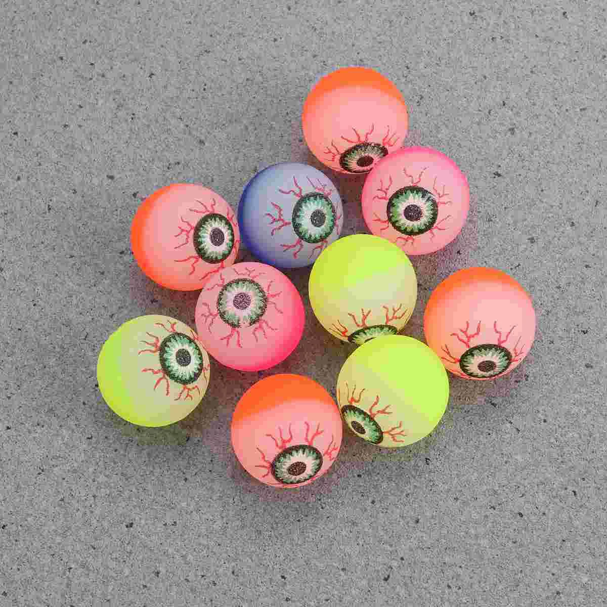 

Bouncy Balls Horrific Decorative Scary Funny Supplies Party Favor Bouncy Balls Eye Balls
