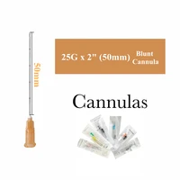 free shipping disposable beauty dermal fillers cannula face lift stainless steel sterilized blunt micro cannula painless sterile