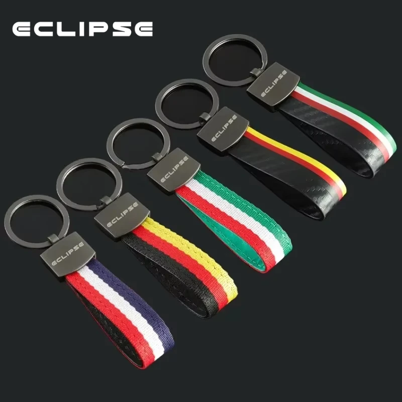 Кожаный Автомобильный брелок с пряжкой кольцо для ключей Eclipse Galant Mirage Montero L200 EVO