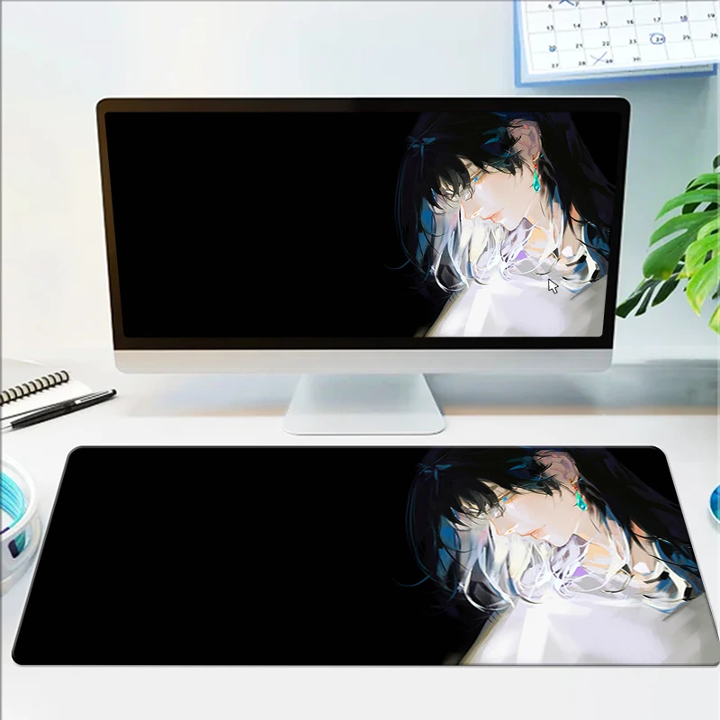 

Mouse Pads Howl Computer Desks Kawii Rubber Mousepad Cute Gamer Accessories Non-slip Keyboard Pad Desk Protector Gaming Mats Mat