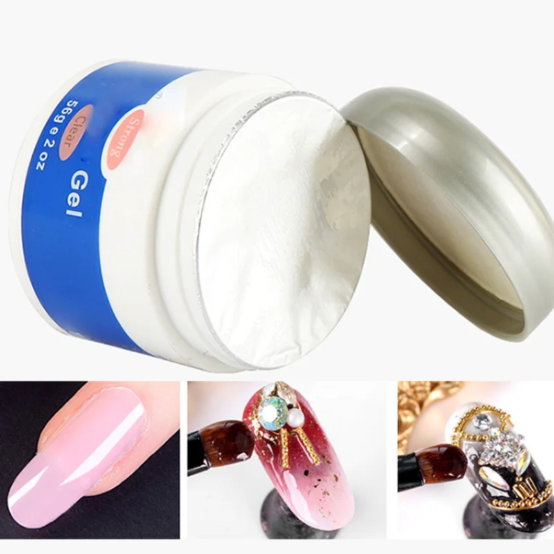 

60g Extension Gel For Nail Art Professionals Builder False Nails Glue Extend Sticky Manicure Supplies Nail Glue Really Cheap