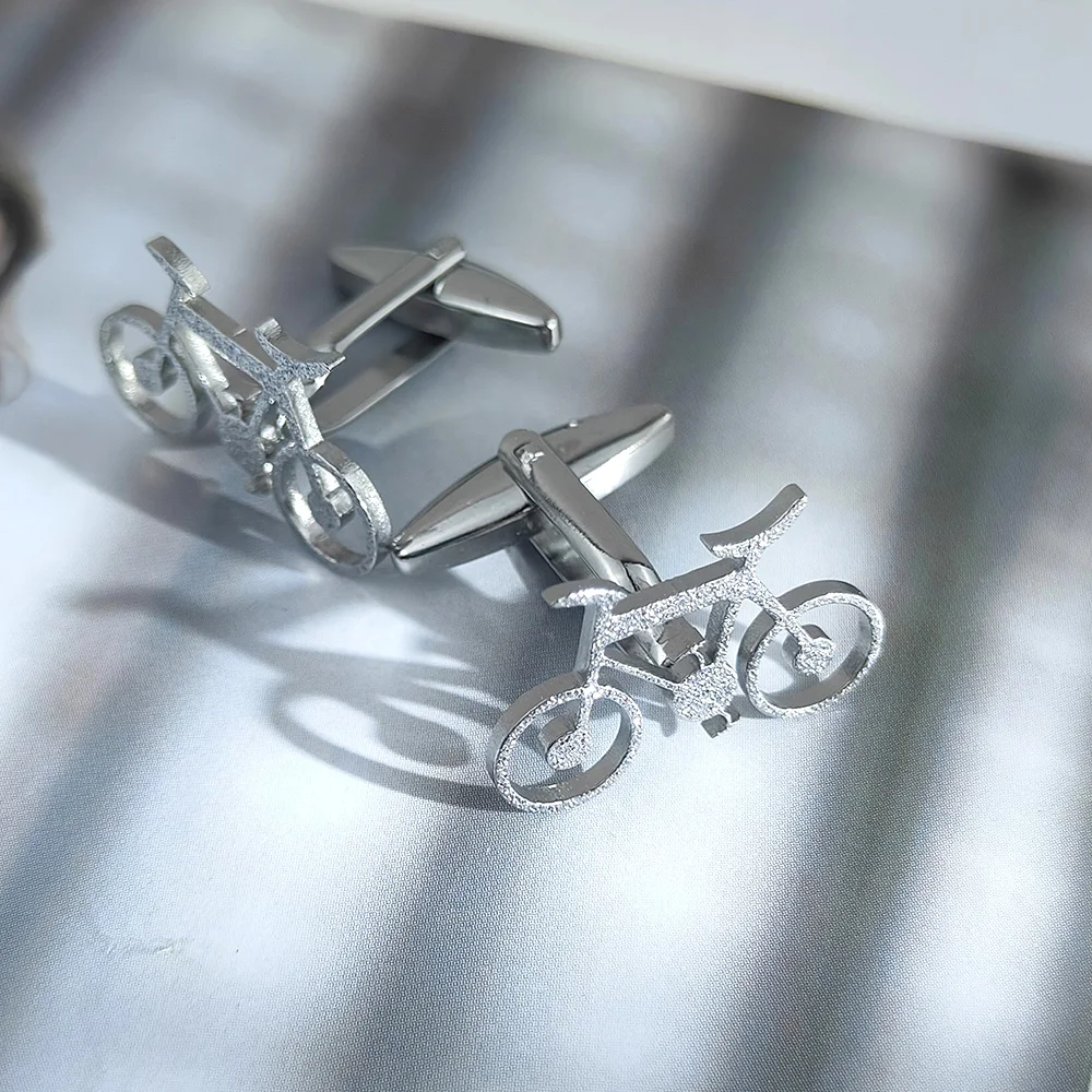 

Men's Cufflinks Stainless Steel Accessories for Men Bicycle Classic Cuff Links Men's Accessories Valentine's Day Present