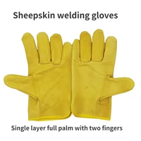 work gloves sheepskin driver safety protection wear safety worker male welding gloves cutting gloves welder welding