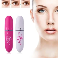 portable mini electric eye massage pen to remove wrinkles dark circles puffy eye care vibrating eye beauty device