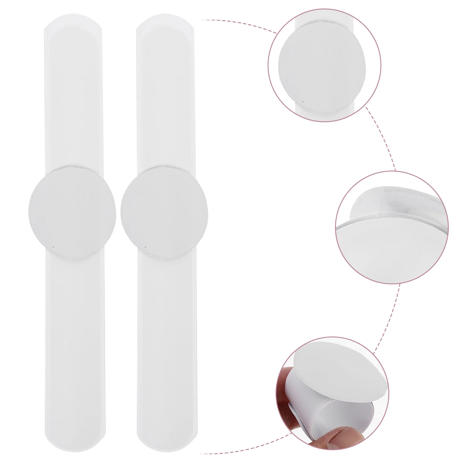 

12 шт., пластиковые браслеты для девочек