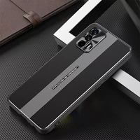 luxury drawing metal frame lens protection case for realm gt neo 2 q3 pro car magnet phone cover with lens cover shell