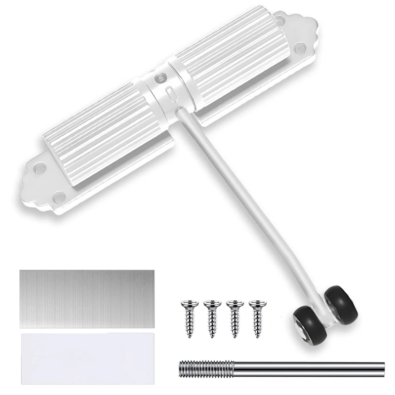

1 Set Automatic Door Closer Interior Door Spring-Loaded Door Closer Adjustable Door Closer