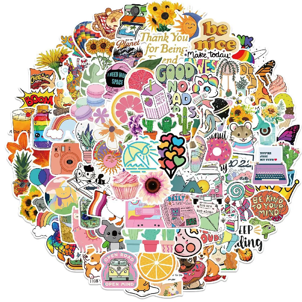 

10/30/50 шт., водонепроницаемые наклейки на багаж и мотоцикл