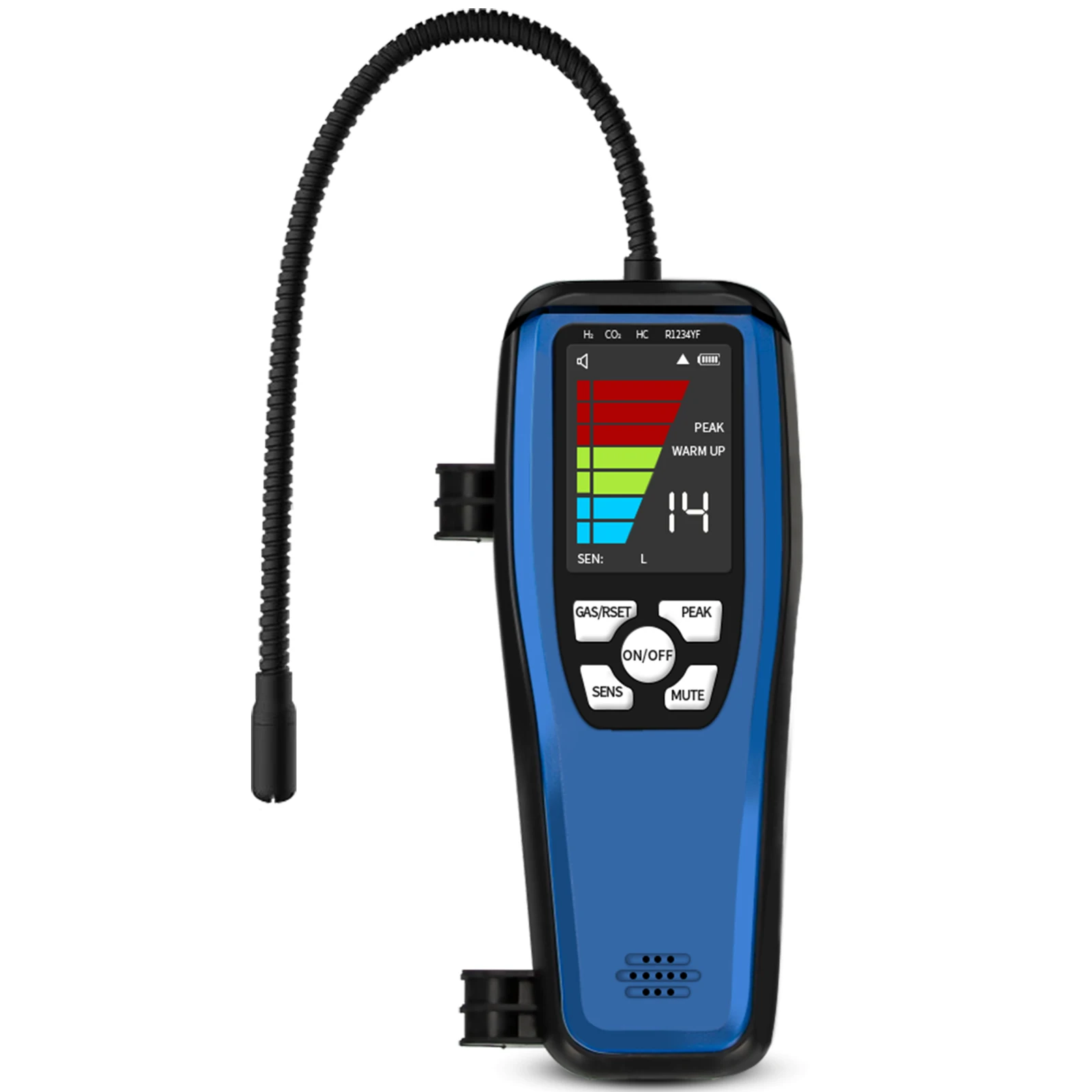 Refrigerant Gas Leak Detector, ALD-200 Halogen Leak Detector, Freon Detector and Leakage Tester with Rechargeable Battery,