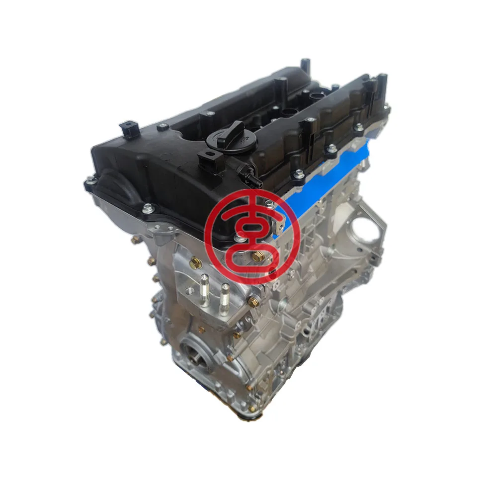 Фото Двигатель в сборе G4KE 2.4L DOHC 16V (Long Block) для Hyundai Sonata, Santa Fe, Tucson, ix35, Kia Sportage, Optima, Sorento 2010-2017 №2