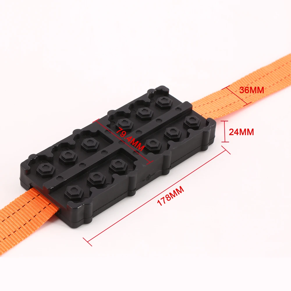 2/4 шт. универсальные противоскользящие цепи из ТПУ для зимних шин |