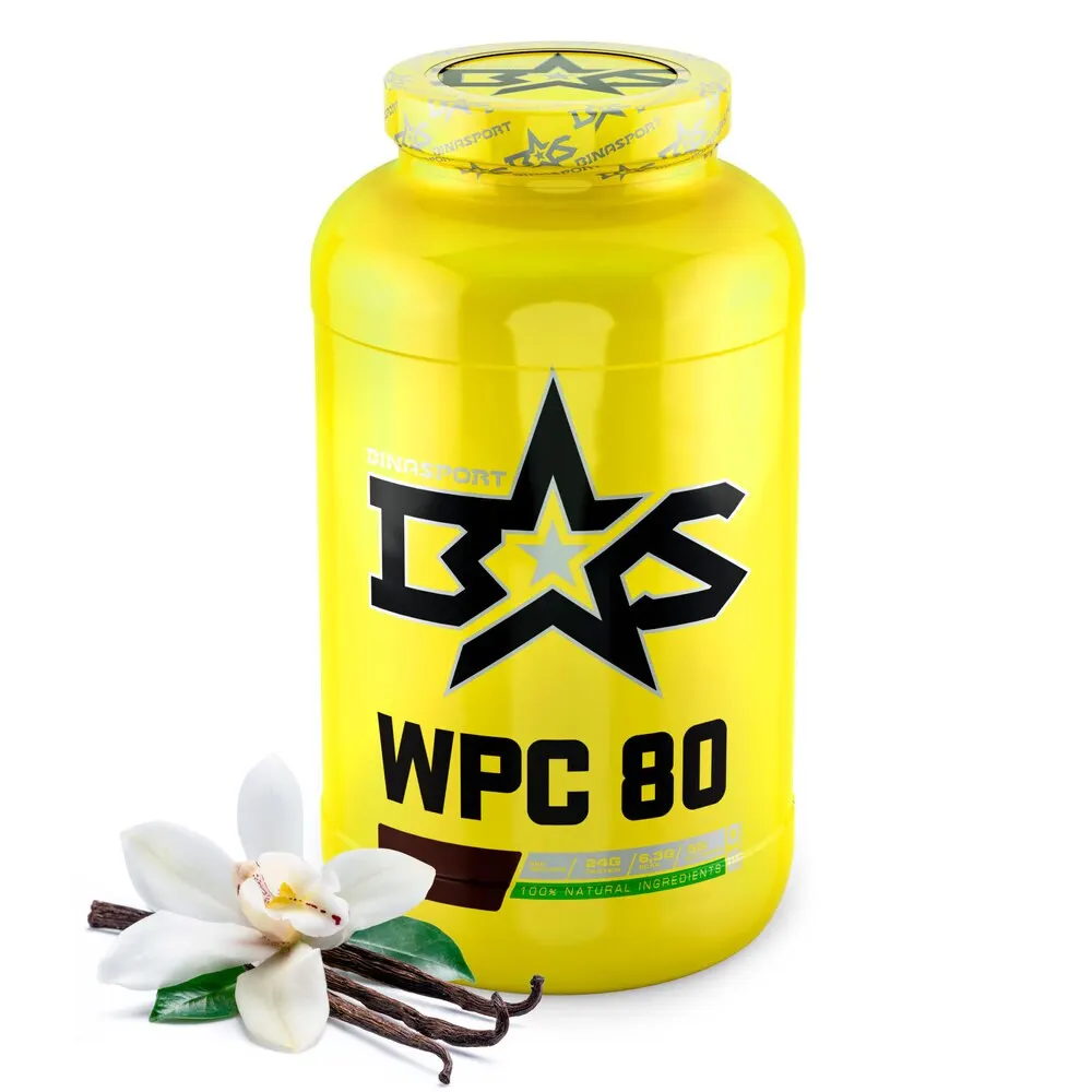 ПРОТЕИН СЫВОРОТОЧНЫЙ (WHEY PROTEIN CONCENTRATE 80) BINASPORT ВИПИСИ 80/ WPC 80 2000 Г СО ВКУСОМ.