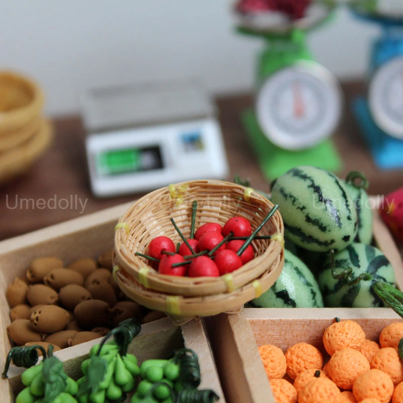 1:12 миниатюрный кукольный домик фруктовый водяной клубника ролевая игра еда