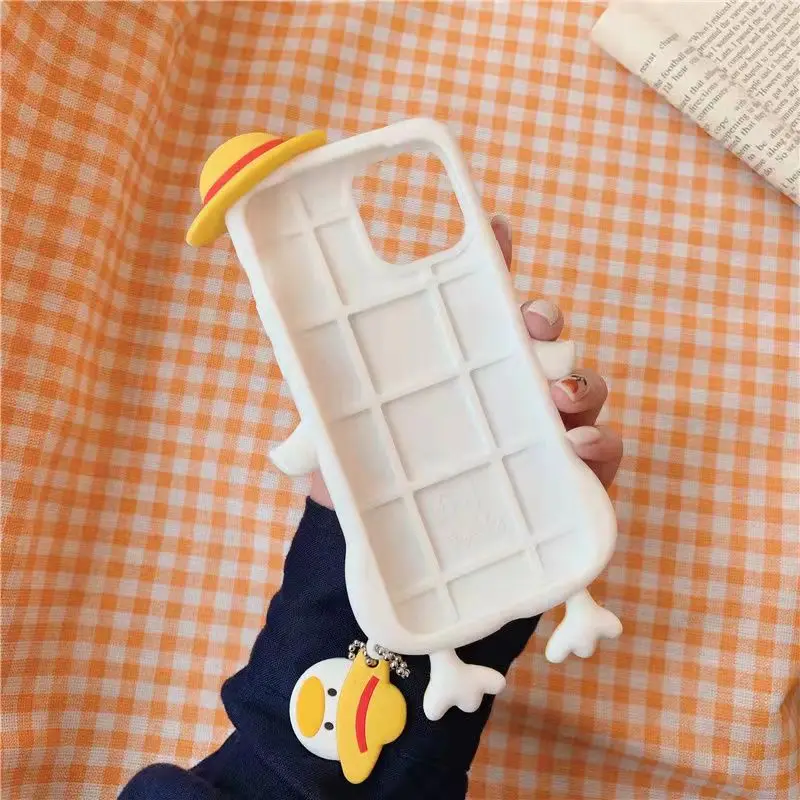 

Cute three-dimensional little yellow duck Apple 11promax mobile phone case suitable for iPhone11/x/xsmax anti-fall soft shell